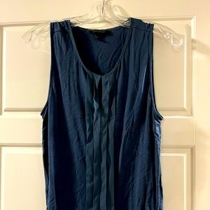 Teal sleeveless banana republic blouse
